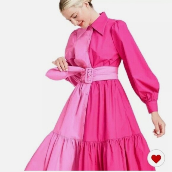 Christopher Rogers Two- Toned Pink Dress - Picture 3 of 4